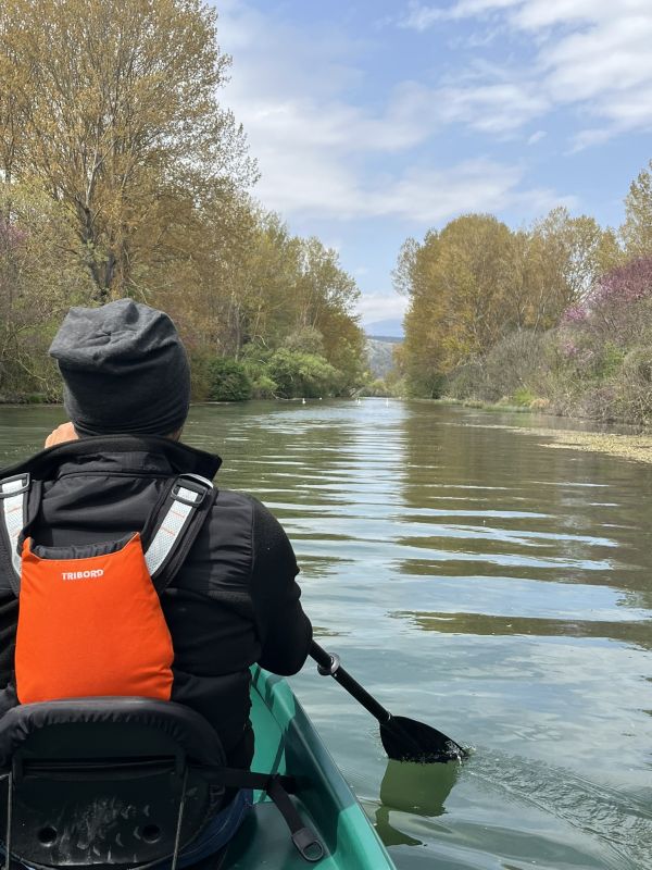 Παρατήρηση της φύσης με κανό στον Υδροβιότοπο Άγρα